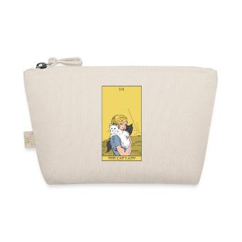 Cat Lady Tarot Card Occult Spirit Symbol - Organic Pouch - nature - Front