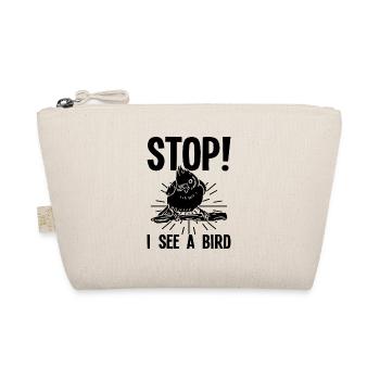 Birdwatcher Bird watching Ornithologist - Organic Pouch - nature - Front
