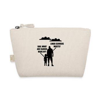Dad What Are Clouds Made Of Linux Servers Mostly 4 - Bio-Täschchen - Natur - Vorne