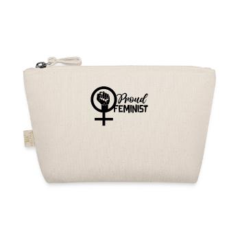 Proud Feminist Patriarchy Feminist Feminism - Organic Pouch - nature - Front