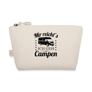 Wohnmobil Van Camping Camper Spruch Geschenk - Bio-Täschchen - Natur - Vorne