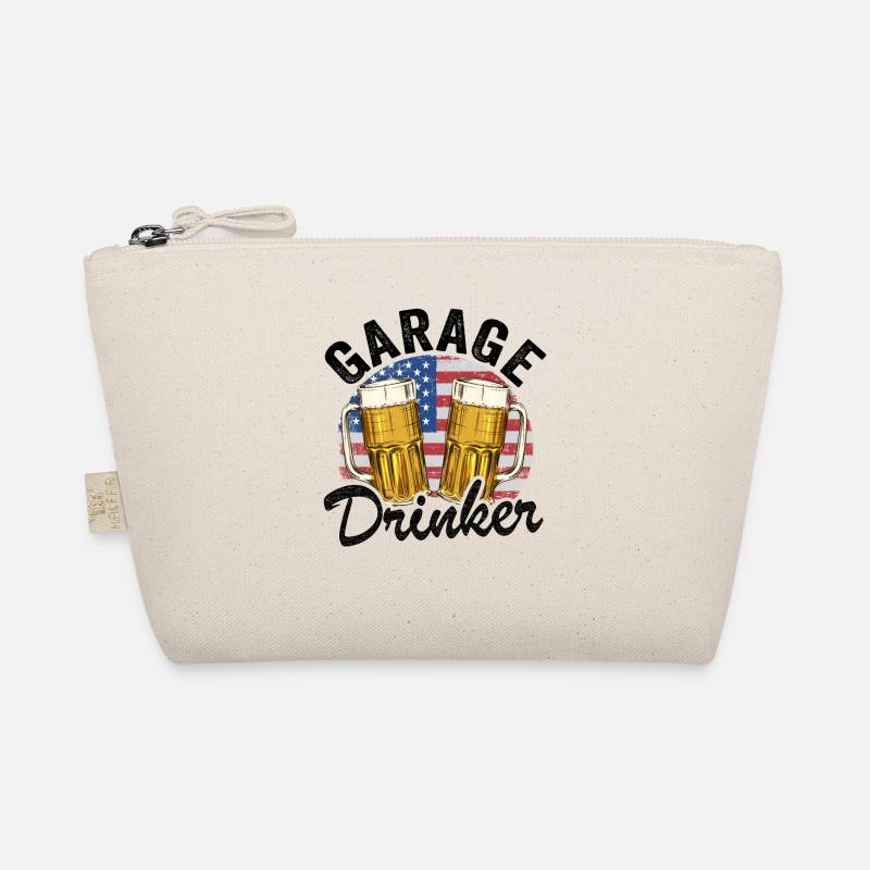 Garage Drinker Funny Beer Drinking Organic Pouch