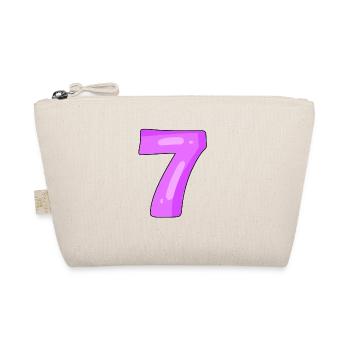 7 lila - Bio-Täschchen - Natur - Vorne