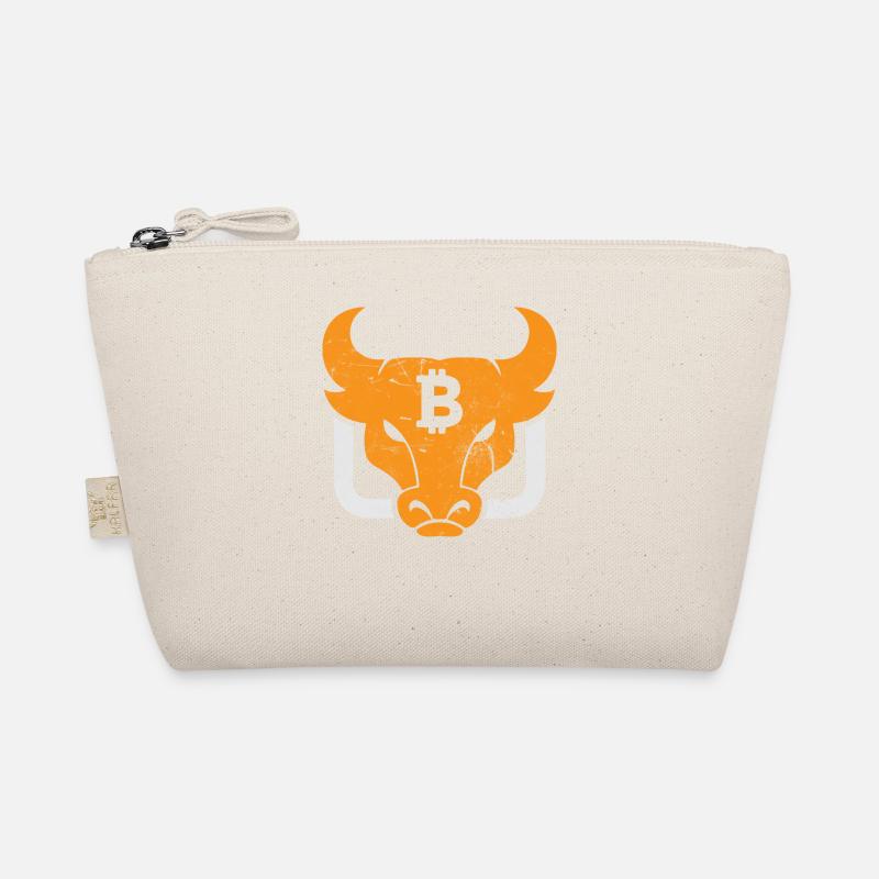 Bitcoin Bull - Bio-Täschchen - Natur