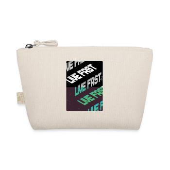 Live Fast Green Black Stairs - Organic Pouch - nature - Front