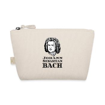 Johann Sebastian Bach Porträt - Bio-Täschchen - Natur - Vorne