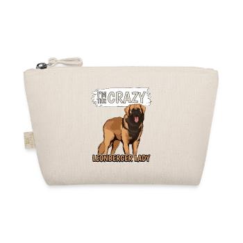 Leonberger I'm The Crazy Leonberger Lady - Bio-Täschchen - Natur - Vorne