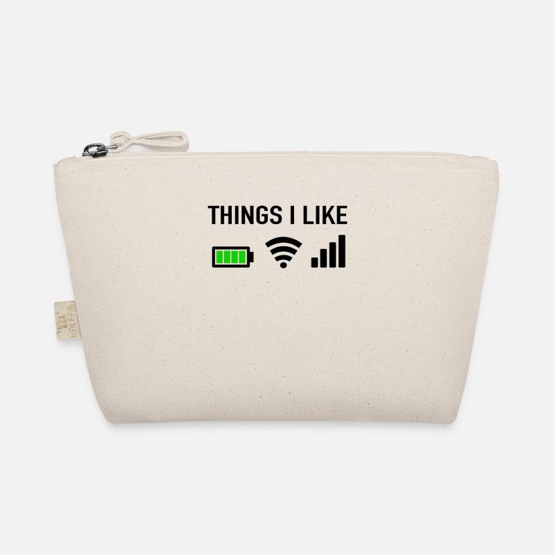Things I Like - Programmierer Gamer Computer Nerd - Bio-Täschchen - Natur