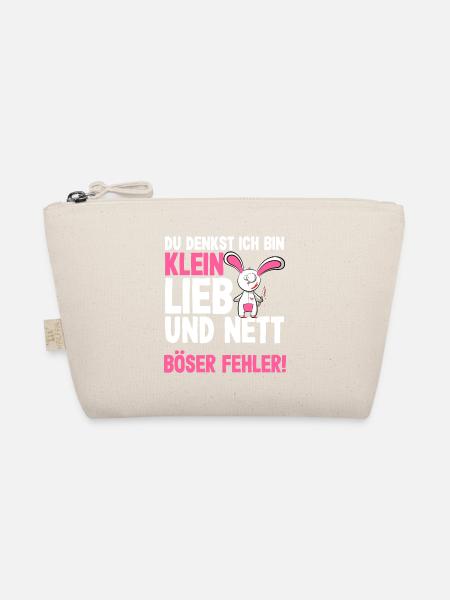 Böses Hasi Klein Lieb Und Nett Halloween Kostüm - Bio-Täschchen - Natur
