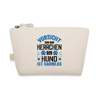 Fun Hundespruch Hundepfote Hundeliebhaber Geschenk - Bio-Täschchen - Natur - Vorne