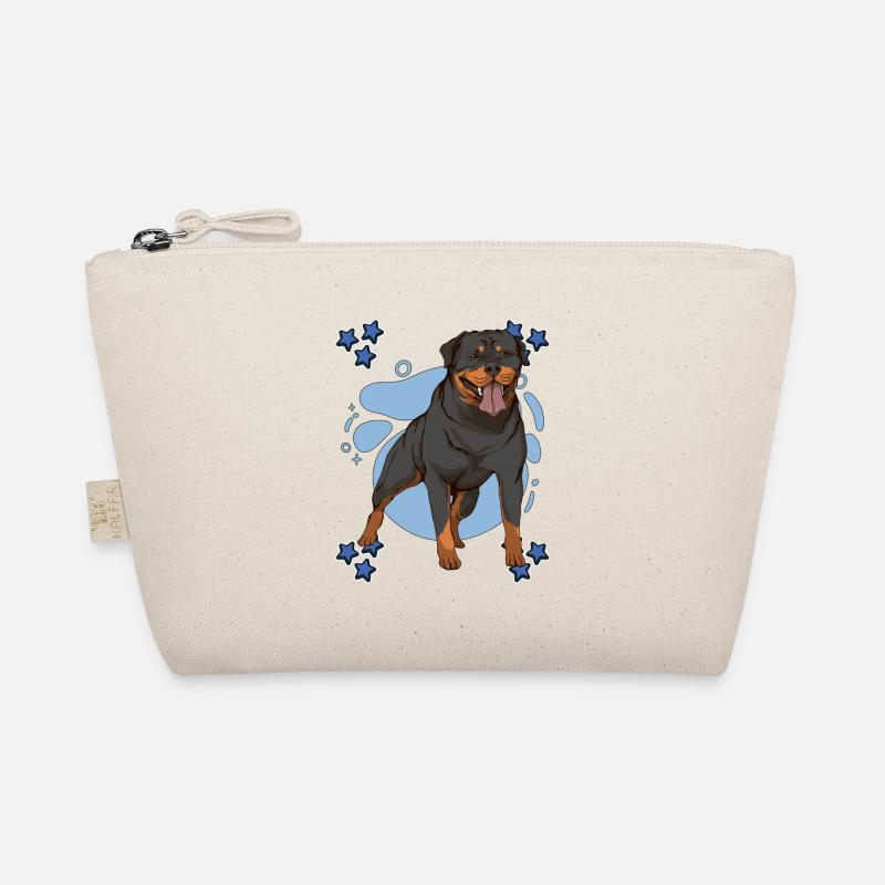 Rottweiler Blue Design Organic Pouch