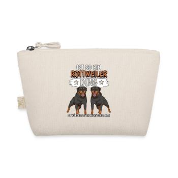 Rottweiler Ist so ein Rottweiler Ding - Bio-Täschchen - Natur - Vorne