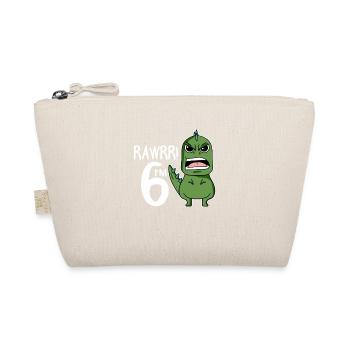 6th birthday - 6 years old - I am 6 - Organic Pouch - nature - Front