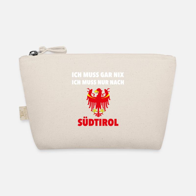 ICH MUSS GAR NIX ICH MUSS NUR NACH SÜDTIROL - Bio-Täschchen - Natur