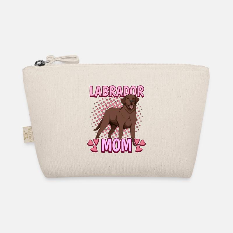 Brown Labrador Labbi Labrador Mom Organic Pouch