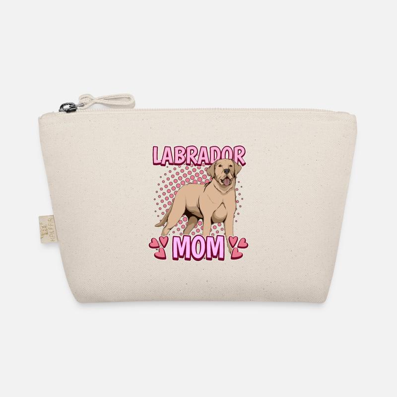 Gelber Labrador Labbi Labrador Mom - Bio-Täschchen - Natur