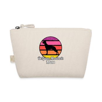 Belgian Malinois Mom I Retro Mechelaar Mom - Organic Pouch - nature - Front