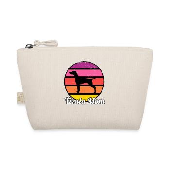 Vizsla Mom I Retro Vizsla Mom - Organic Pouch - nature - Front