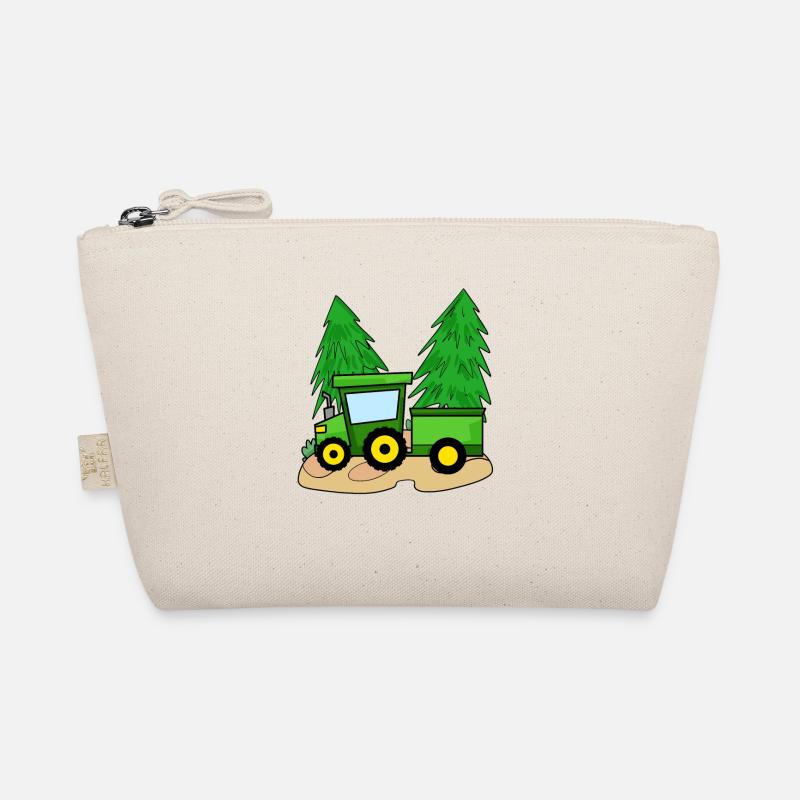 Tractor with trailer Organic Pouch