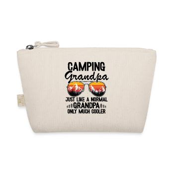 Camping Grandpa Just Like A Normal Grandpa Only - Organic Pouch - nature - Front