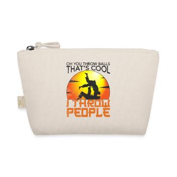 Jiu Jitsu Martial Arts Karate Yudo - Organic Pouch - nature - Front