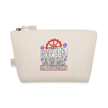 Engineer Construction Site Architect Profession Job Lustig - Organic Pouch - nature - Front