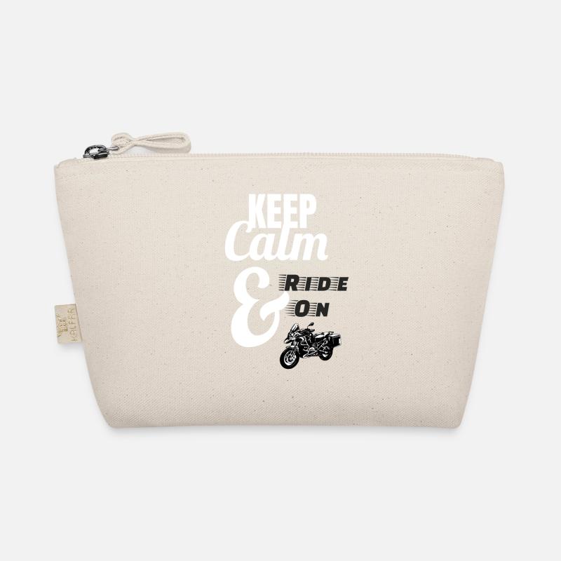 Keep Calm and Ride on Bio-Täschchen