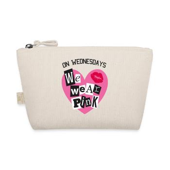 On Wednesdays We Wear Pink Burn Book Font - Bio-Täschchen - Natur - Vorne