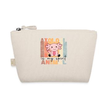 Axolotl Is My Spirit Animal - doux Axolotl vintage - Trousse biologique - nature - Devant