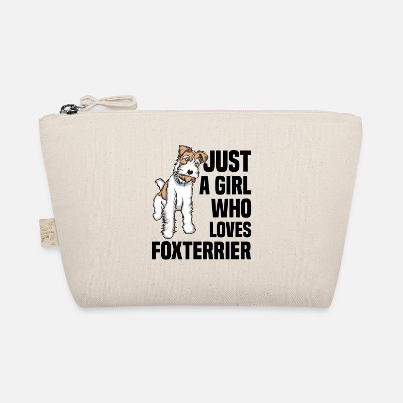 Foxterrier - Bio-Täschchen - Natur