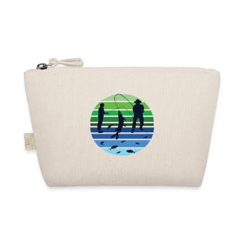 Angler, Geschenk, Fischer, Fliegenfischen - Bio-Täschchen - Natur - Vorne