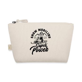 Snowmobile Snowmobile Snowmobiling - Organic Pouch - nature - Front