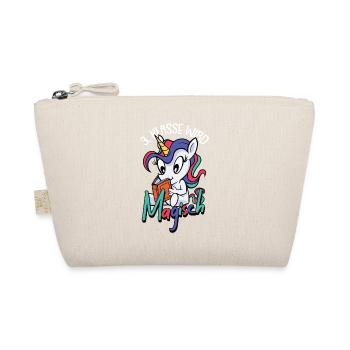 3. Klasse Schule Grundschule Einhorn Geschenk - Bio-Täschchen - Natur - Vorne