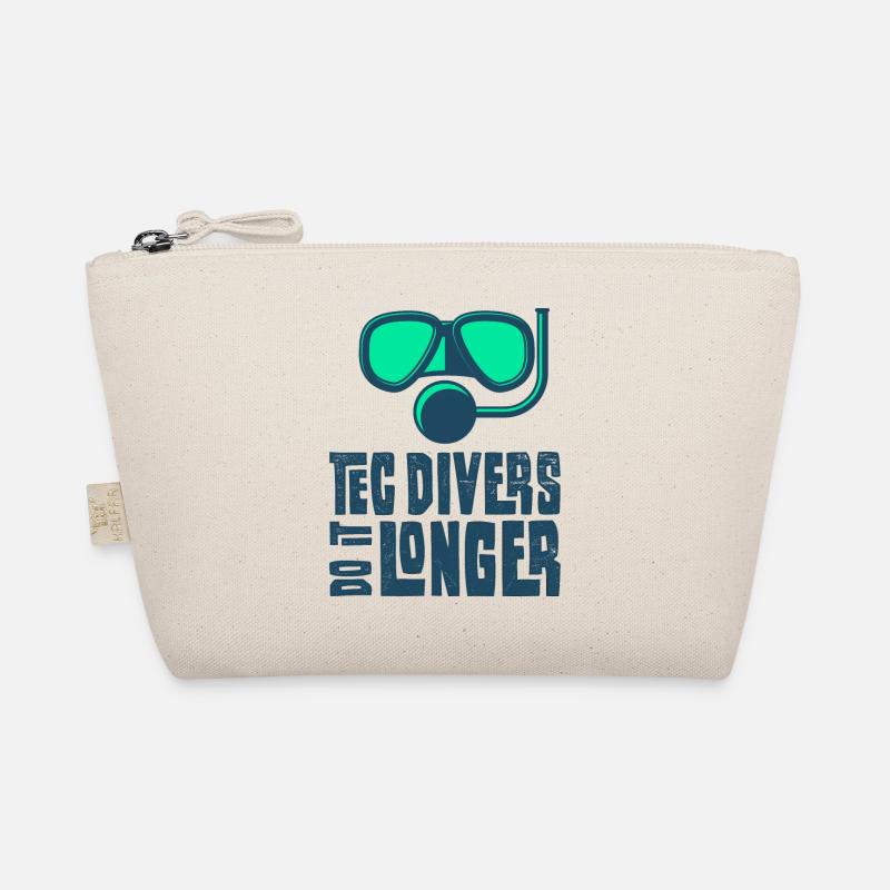 Tec Diver Do It Longer Rebreather Tauchen - Bio-Täschchen - Natur