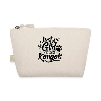 Just One Girl The Kangals Loves Kangal Dog - Organic Pouch - nature - Front