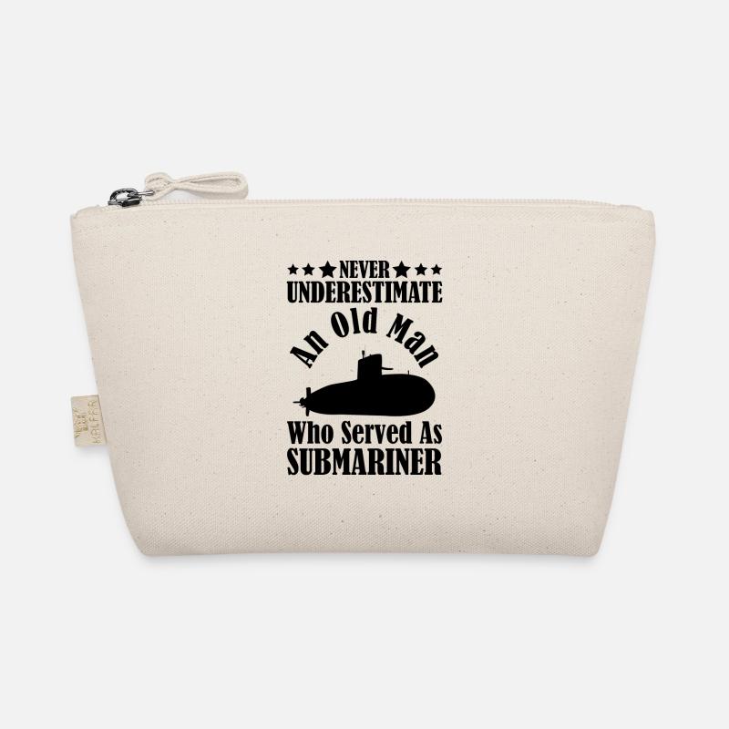 Never Understimate Old Man Submarine Veteran Marine Trousse biologique
