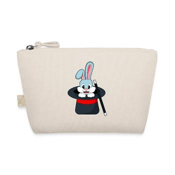 Hase Zauberer Zauberstab - Bio-Täschchen - Natur - Vorne
