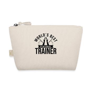 World's Best Personal Trainer Fitness Trainer Gym - Organic Pouch - nature - Front