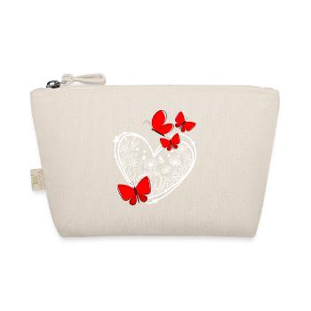 Cadre papillon en forme de fleurs en forme de cœur - Trousse biologique - nature - Devant