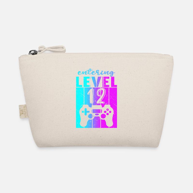 Level 12 Gaming Controller 12. Geburtstag Bio-Täschchen