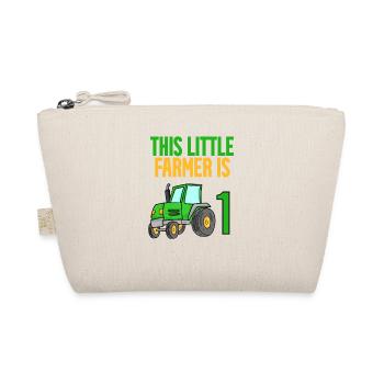 Tracteur 1 ans Garçon 1er anniversaire fils - Trousse biologique - nature - Devant