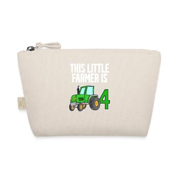 Tracteur 4 ans Garçon 4 anniversaire fils - Trousse biologique - nature - Devant