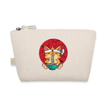 Kawaii Ramen Cat Japanese Anime Lover Cute Kitty O - Organic Pouch - nature - Front