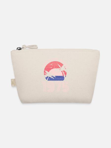 Geburtstag 1975 75 Vintage Retro Jahrgang Geschenk - Bio-Täschchen - Natur