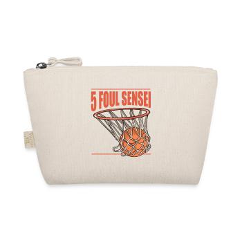 Basketball Basketballer - Bio-Täschchen - Natur - Vorne