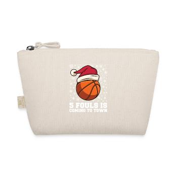 Basketball Basketballer - Bio-Täschchen - Natur - Vorne