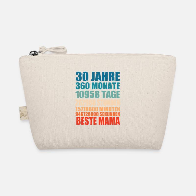 30 Jahre Beste Mama Monat Mutter Spruch Geschenk Bio-Täschchen