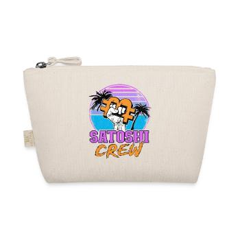 Satoshi Crew Cryptocurrency Retrowave BTC Bitcoin - Organic Pouch - nature - Front