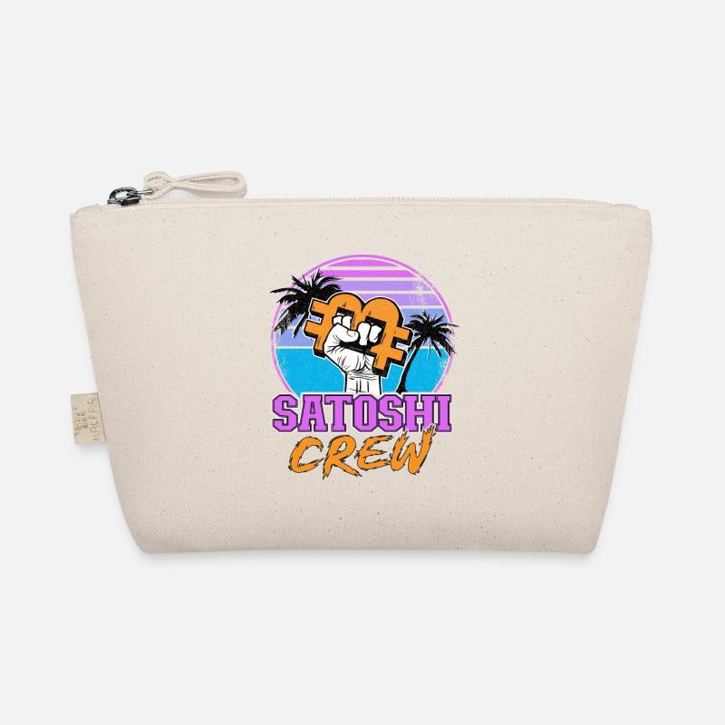 Satoshi Crew Retrowave Kryptowährungen Bitcoin Bio-Täschchen