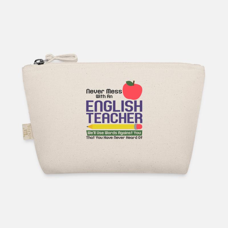 Lustig Englischlehrer Lehrerin Englisch Vokabeln - Bio-Täschchen - Natur
